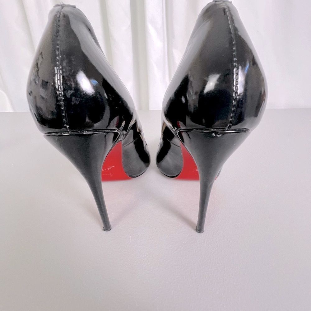 CHRISTIAN LOUBOUTIN SO KATE WOMENS BLACK STILETTOS SIZE 40 (10) - Picture 9 of 15